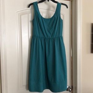 Tevolio Aqua Tea Length Bridesmaids dress